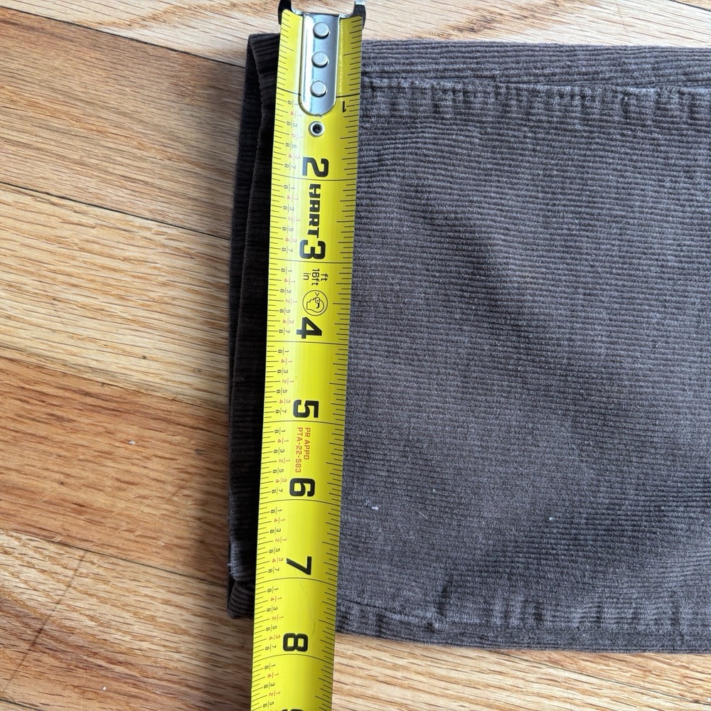 Paper Denim & Cloth Corduroy Pants Men's Brown Classic Straight Leg - 34X30 - Picture 11 of 12